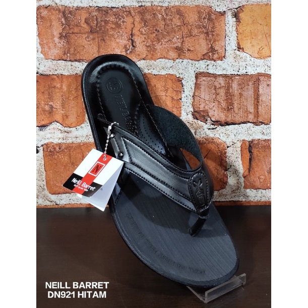 sandal pria , sandal cowok , sandal jepit bahan kulit NEIL BARRET