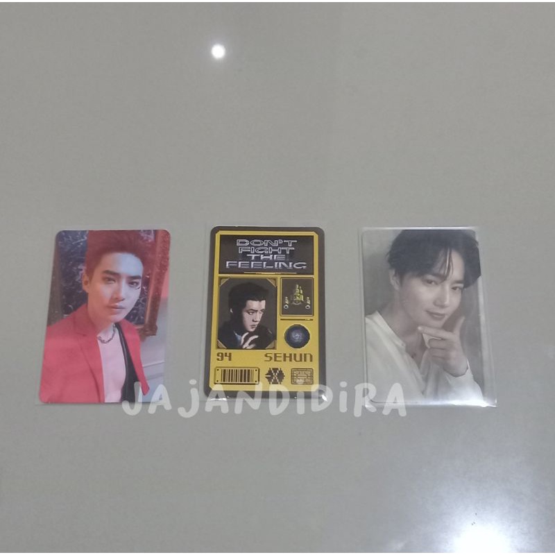 Photocard / pc Official Suho EXO Obsession b Self Portrait Archive B id card sehun expansion dftf