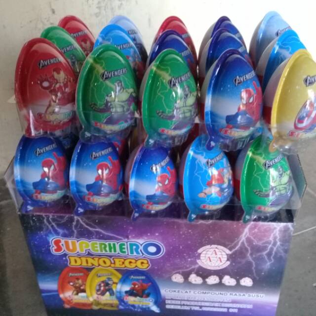 

COKLAT SUSU EGG dino superhero