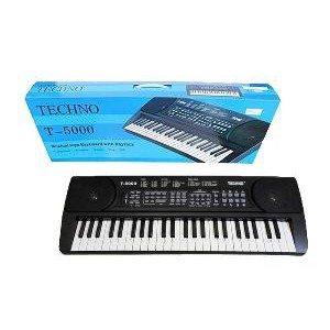Unik Keyboard Techno T 5000 karaoke Piano Untuk Anak anak Murah