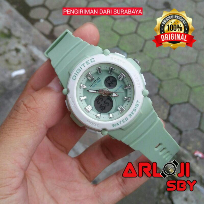 Jam tangan wanita Digitec 4100 Jam tangan cewek original tahan air