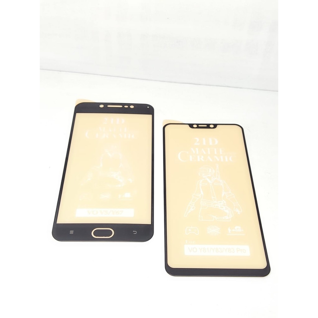 CMF Ceramic Matte Vivo V5 Y67 Y81 Y83 Y83Pro Full Screen Anti Gores Keramik Anti Minyak