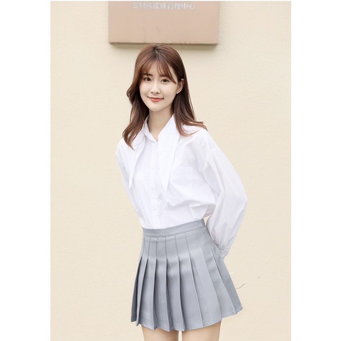 GirlWish Korean Mini Skort / Rok Pendek Korea / Rok Lipit / Mini Skirt Polos MS001