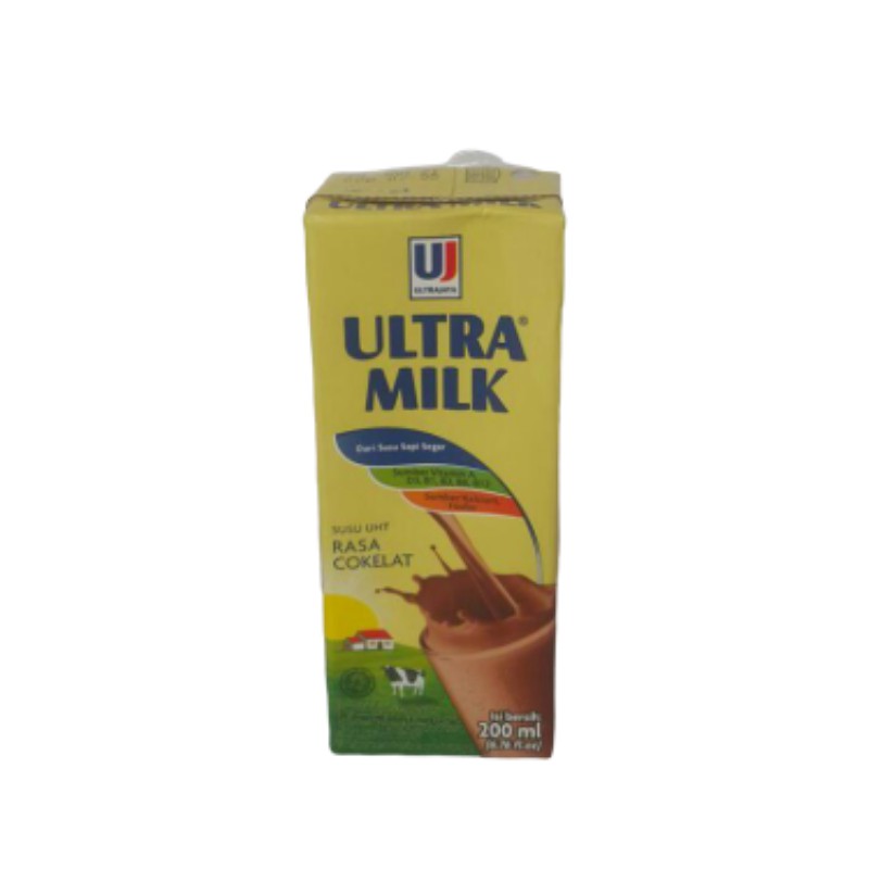 

Ultra Milk Coklat 200ml [ 1Pak isi 10pcs ]