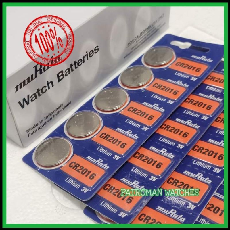 BATERAI BATTERY BATRE MURATA CR-2016 CR2016 CR 2016 ORIGINAL