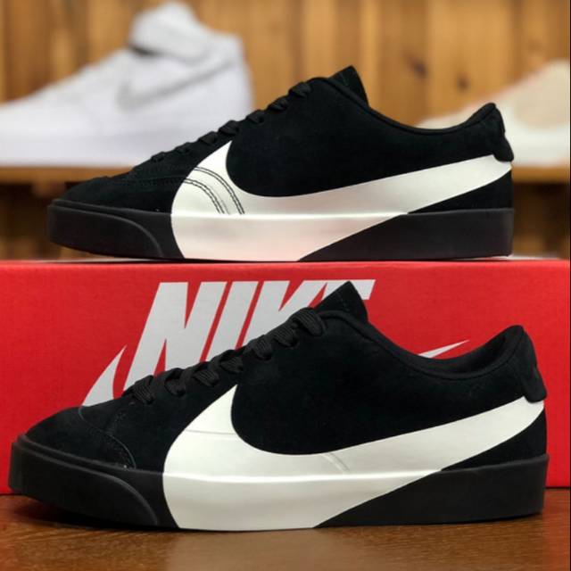 nike blazer city low black