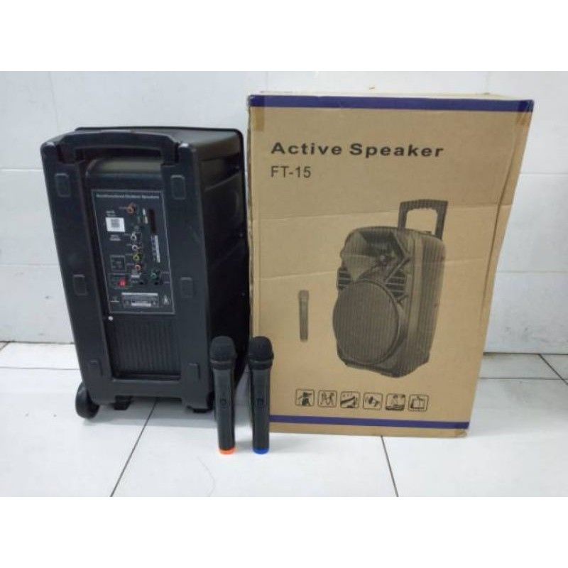 Portable Speaker wireless SOUNDBEST FT 15 speaker aktif