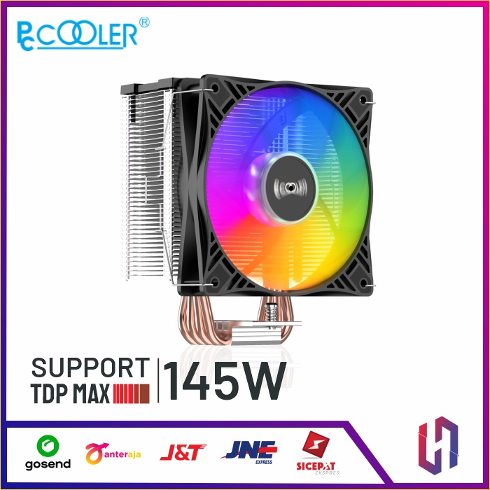 HSF PC-COOLER GI-X4S RGB 120MM PWM 4X COOPER HEAT PIPIES