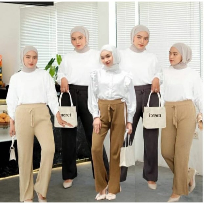 Kulot Rajut Import | Celana Rajut | Bawahan Rajut | Kulot Knit Import