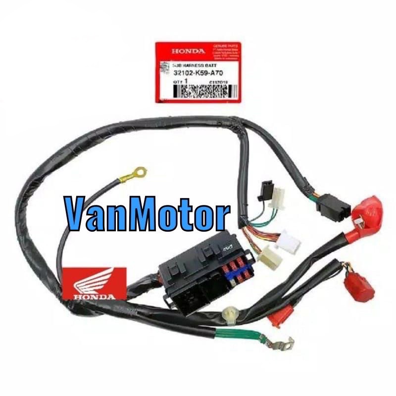 RUMAH BOX SEKRING SIKRING KABEL BAGIAN BATERAI AKI VARIO 150 2018 2019 SUB HARNESS HONDA K59 A70