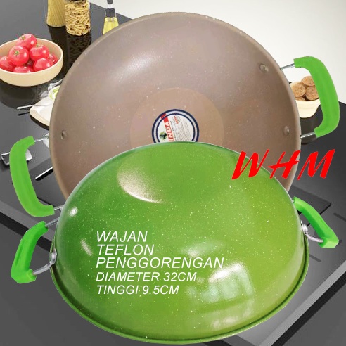 Wajan Bagus 32CM Wajan Bagus Teflon 32cm / Wajan Penggorengan Teflon 32cm