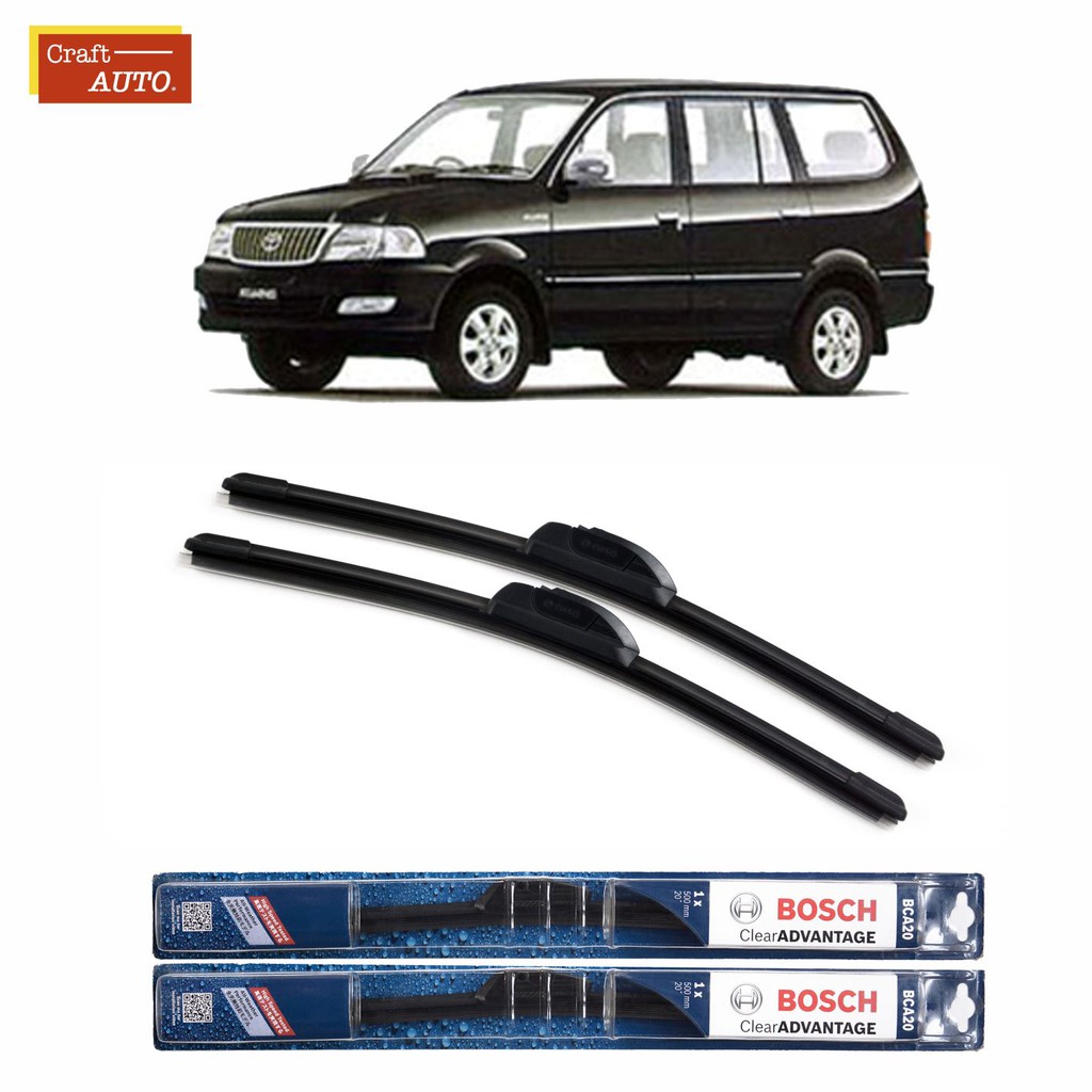 Wiper Mobil Fr   ameless Sepasang (2pcs) Bosch Clear