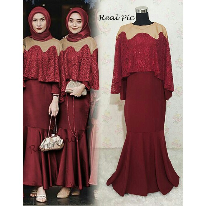 Warna Jilbab Yang Cocok Untuk Kebaya Warna Merah Maroon