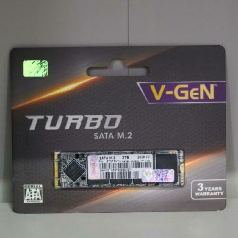 SSD M2 Sata 2TB V-Gen Turbo Sata M.2 2280