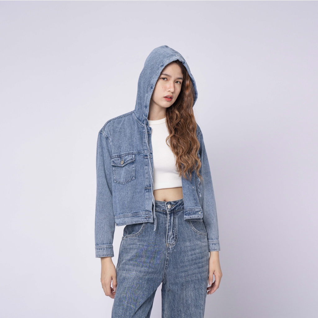 VIERLIN - CROP JAKET JEANS 340