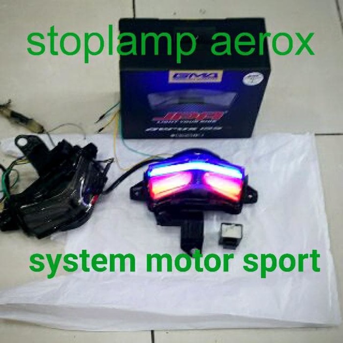 stoplamp yamaha aerox | lampu rem yamaha aerox
