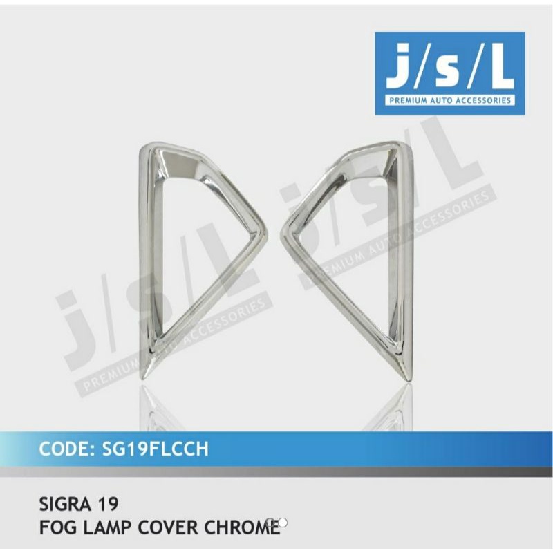 ✨ COD ✨Foglamp Cover Chrome Sigra Facelift Th 2019 s/d 2022 | Lis Chrome Foglamp Sigra 19 JSL