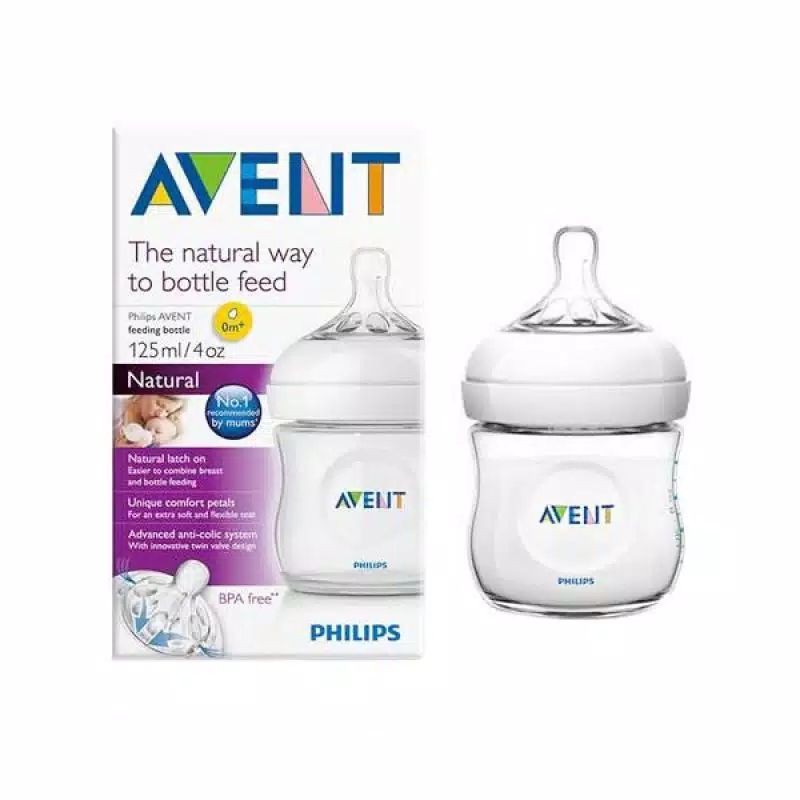 Botol Susu Avent Natural 125ml Avent wide neck