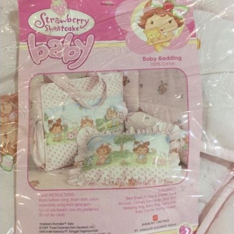 Selimut Baby/ Original Strawberry Shortcake baby bedding