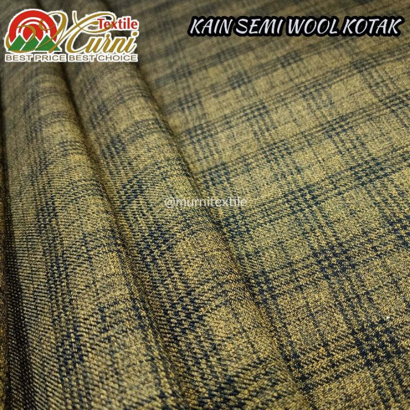 KAIN SEMI WOOL KOTAK