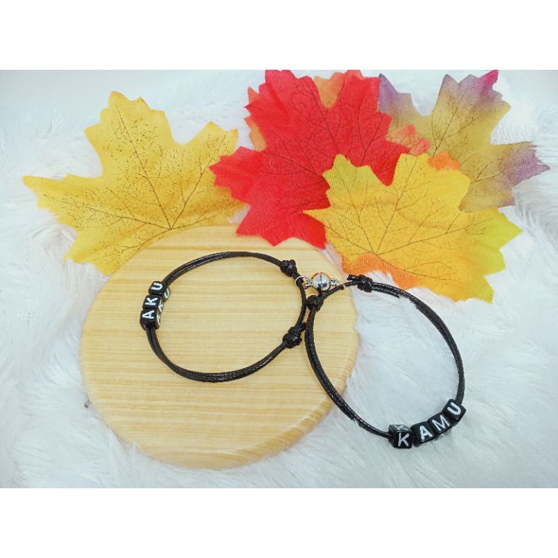 gelang couple magnet nama kamu 1 pasang(2 gelang) GELANG TERPOPULER GELANG LUCU GELANG TERPOPULER GELANG INISIAL GELANG HURUF GELANG LUCU GELANG PASANGAN GELANG MAGNET GELANG TERLARIS GELANG NAMA GELANG AESTHETIC GELANG TERMURAH GELANG LUCU  TERPOPUPER