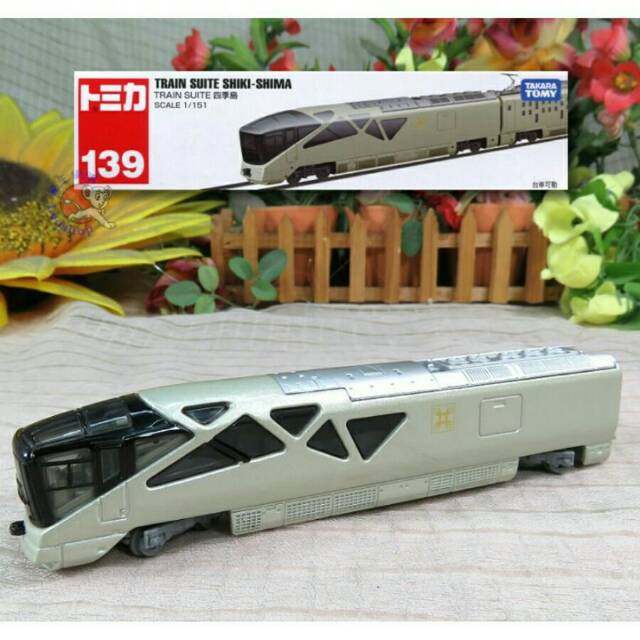 Tomica long 139 train suite shiki shima