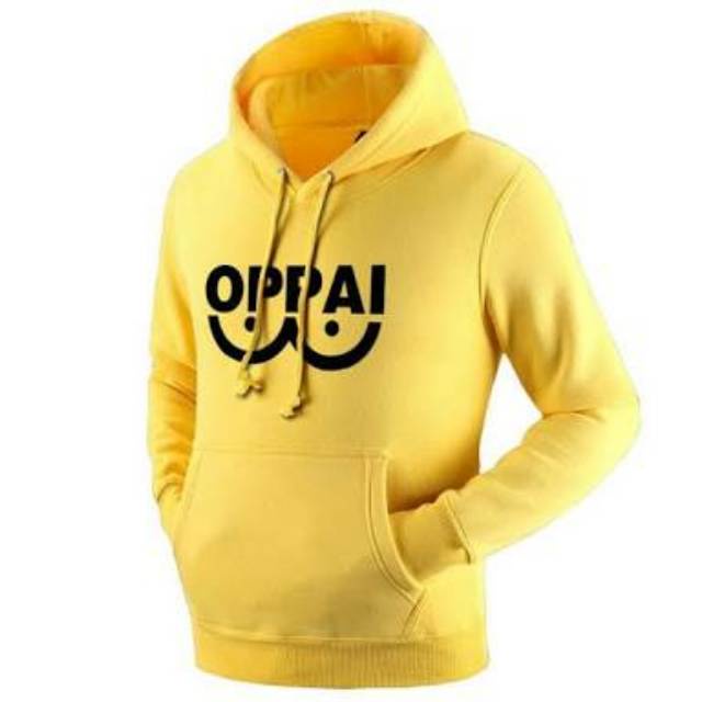 Sweater Anime ONE PUNCH MAN Oblong / Hoodie OPPAI Jumper Pria Wanita Size S M L XL XXL XXXL