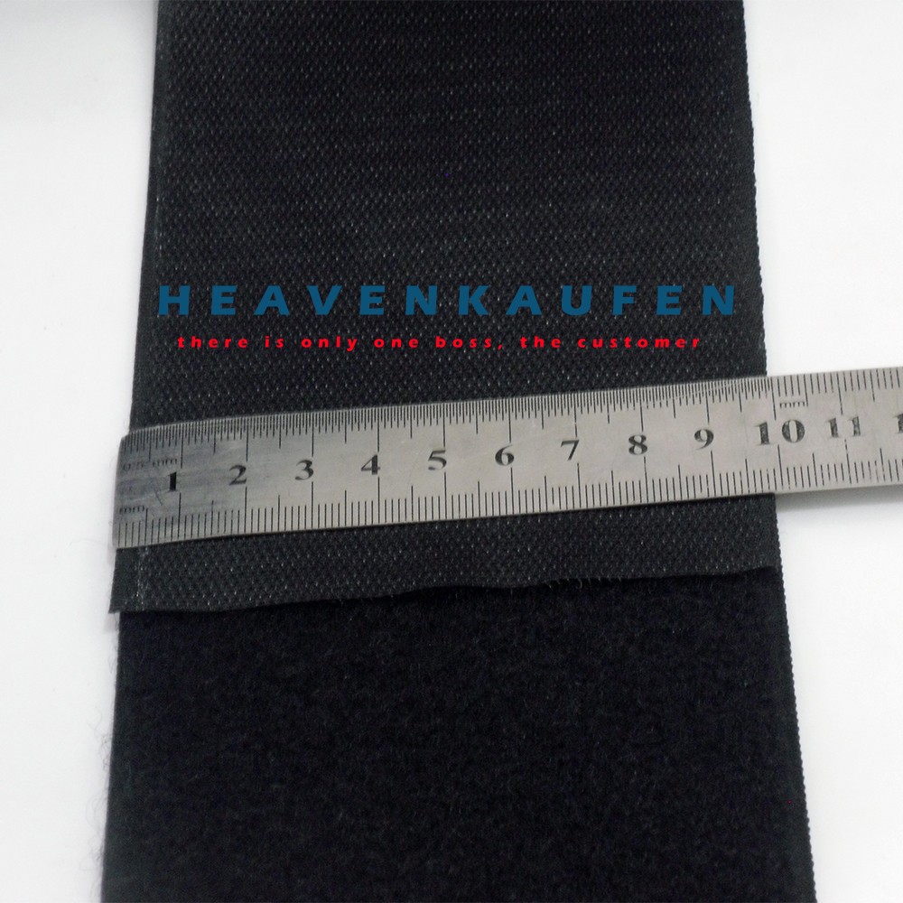 Velcro/Kretekan Lebar 10 cm Warna Hitam Meteran