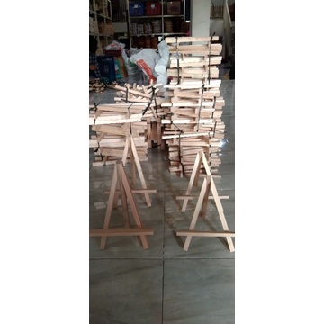 Stand Kayu Tripod / Standing Pigura/ Standing Frame Kayu /Jagrak Pigura