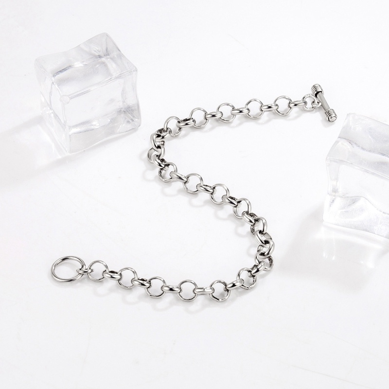 Gelang Rantai Bahan Tembaga Gaya Vintage Untuk Pria