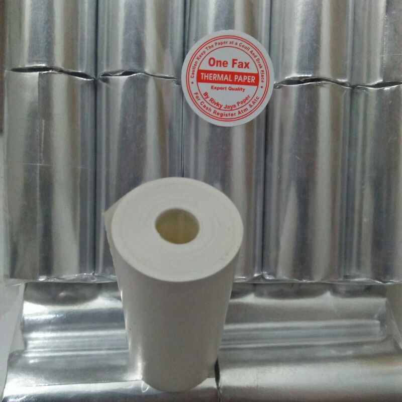 

kertas kasır struk thermal rol murah untuk prınter pajak onlıne dll 58x25