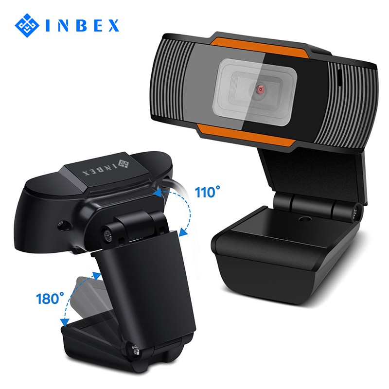 INBEX Webcam Kamera/HD  720P/Autofocus Dengan Mikrofon Usb Untuk Pc Laptop Desktop-5