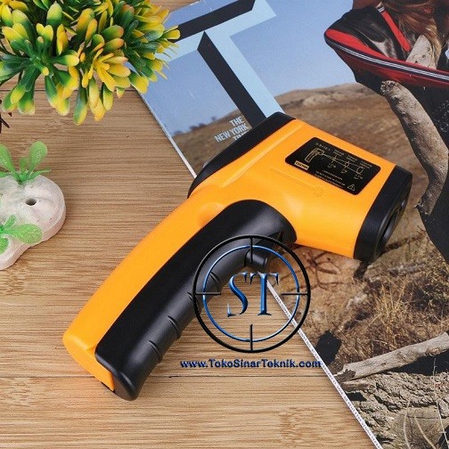 Digital Thermometer Industri Termometer Laser Gun Infrared Alat Ukur Suhu Panas Benda Tembak non Contact