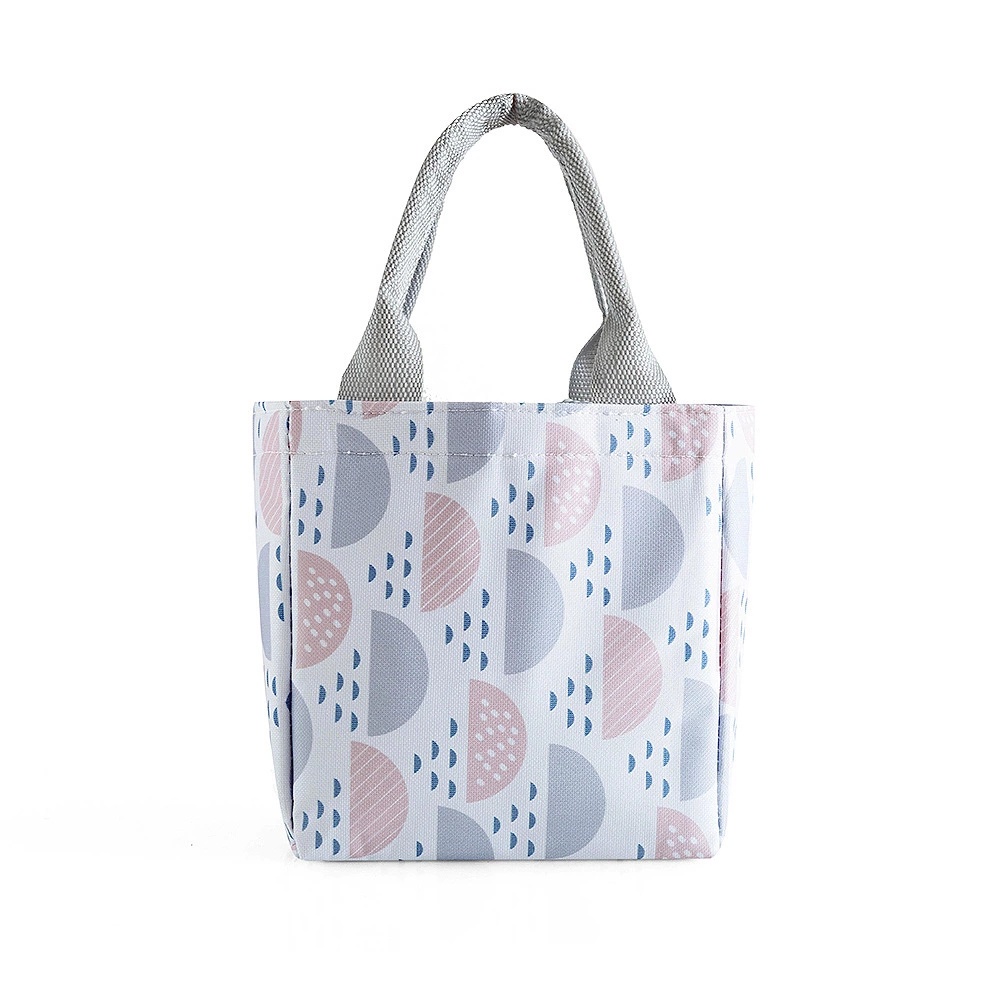 ❀ Chingu ❀ PA005 Tas Bekal Pattern Modern Lunch Cooler Bag Salur Makanan Aluminium Kotak Makan Import