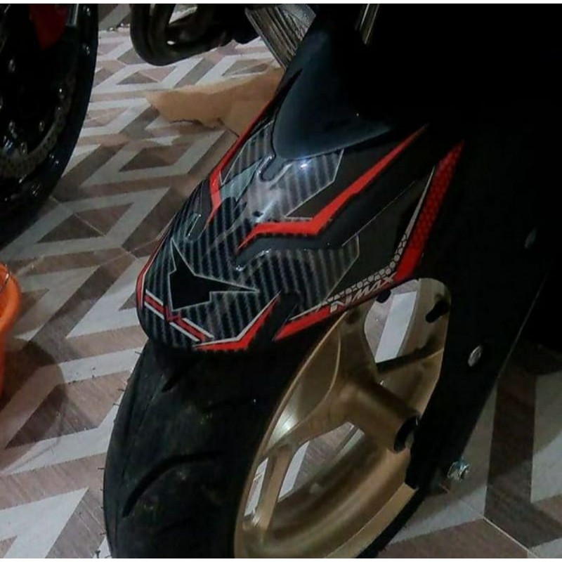 Sticker Stiker Resin Timbul Fender Pad Spakbor Depan New Nmax 2020