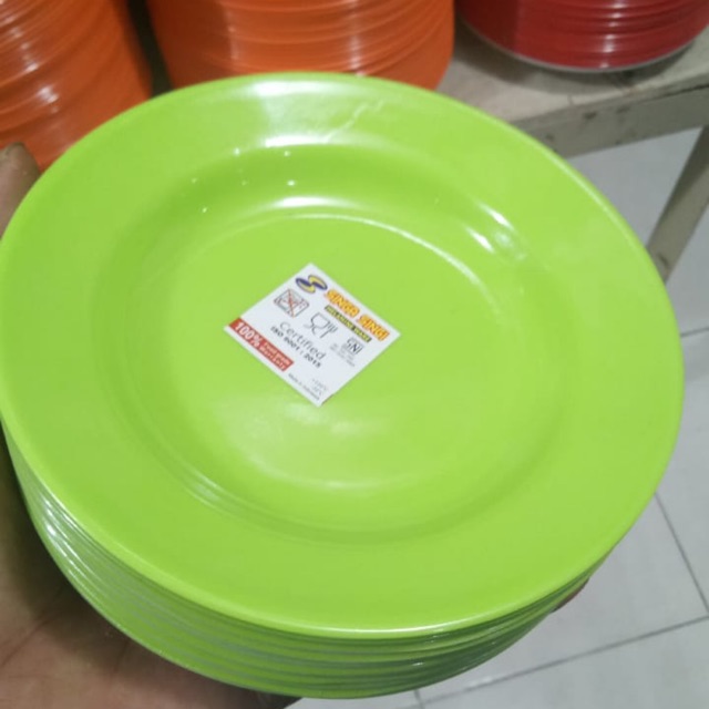6 pcs lepek gelas/piring kecil/tatakan gelas melamin singasingi