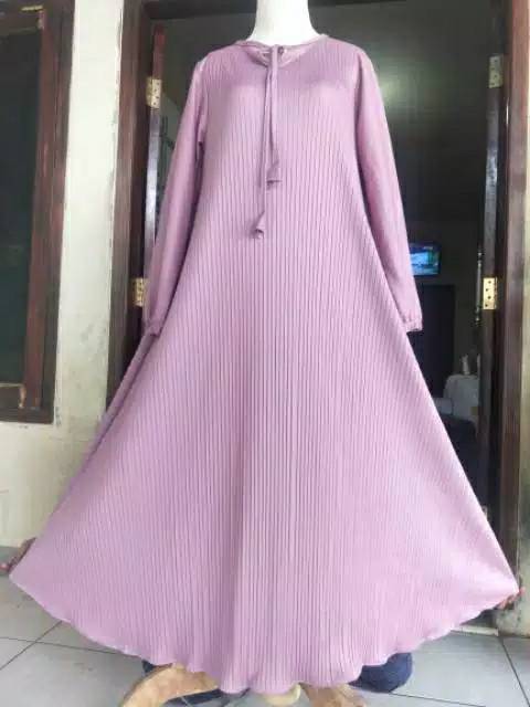 Gamis Maxy Thalita Pita Tali/Gamis Lengan Panjang Maxy Thalita