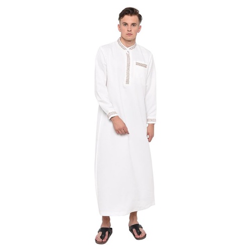 GAMIS PRIA PREMIUM JAVA SEVEN PUTIH TULANG ORIGINAL TERBARU 854