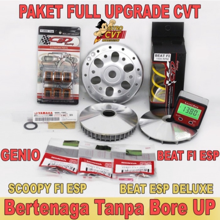 Full Upgrade CVT Full kirian BeaT Fi ESP Scoopy Fi ESP Genio Mangkok Ganda BeaT Fi - BeaT ESP