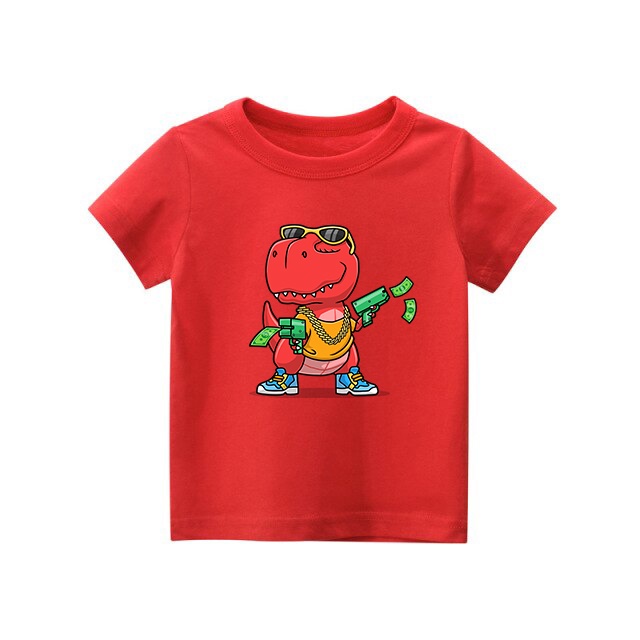 Kaos anak Red Tire-x kaos anak usia 1-8 tahun