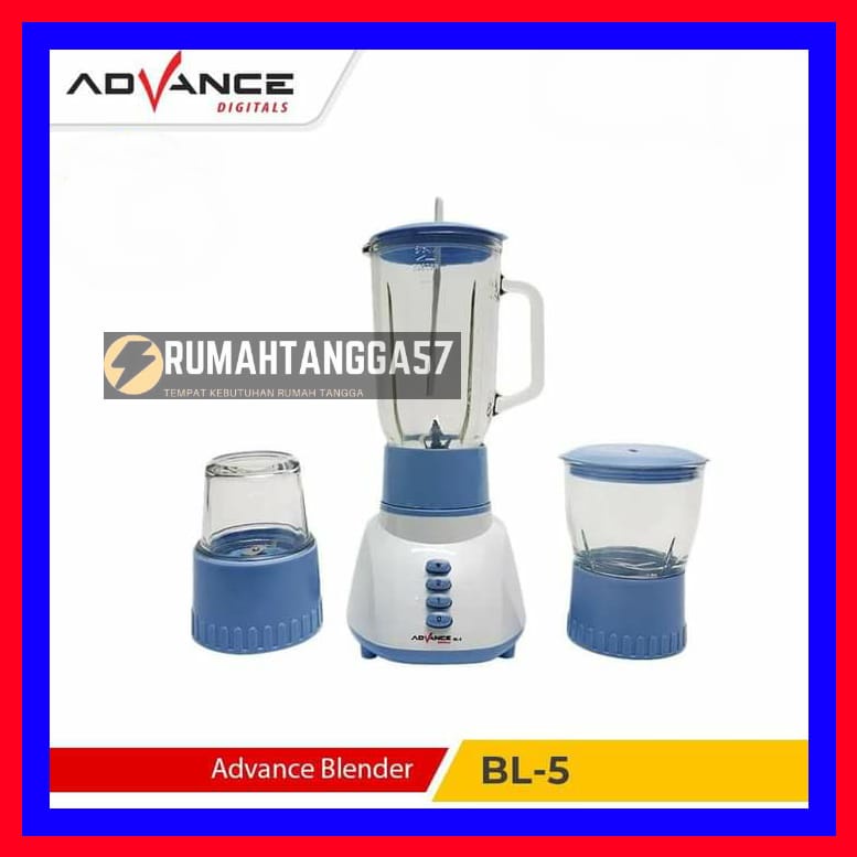 BLENDER ADVANCE BL-5 BAHAN KACA / BLENDER 3IN1 ADVANCE BL 5 / BLENDER ADVANCE 3 IN1 BL-5