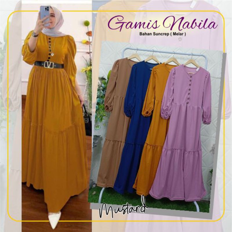 Gamis nabila dress // kiara dress