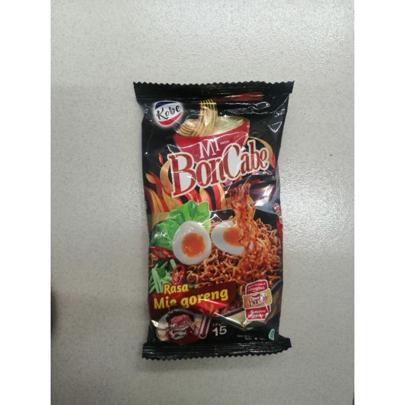 

Kobe mie BonCabe. mie goreng level 15 105 g