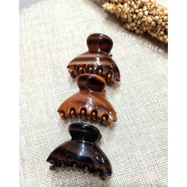 AG / Jedai motif wood / jedai korea / jedai import / jepit rambut