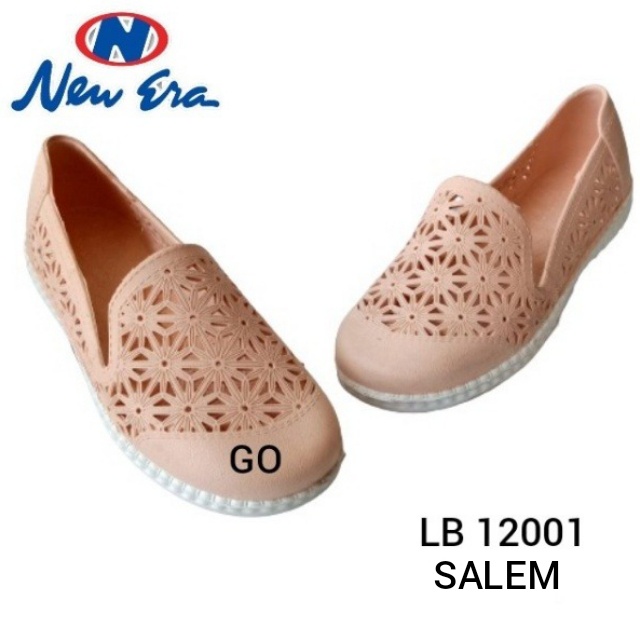 gof NEW ERA LB 12001 PVR Sepatu Slip On Wanita Karet Terbaru Original Murah