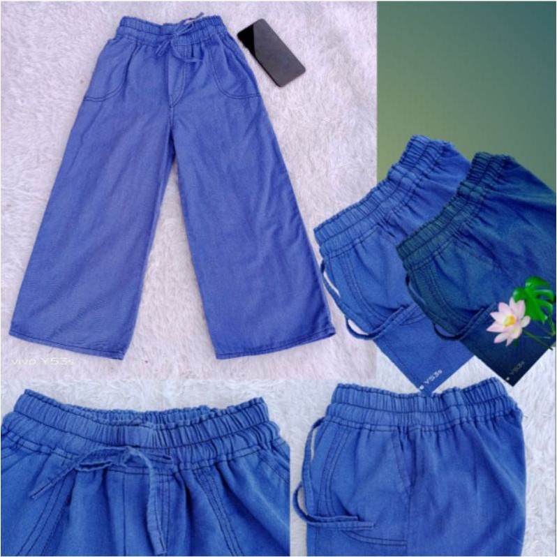 CELANA JEANS ANAK PEREMPUAN TANGGUNG//CELANA KULOT LEVIS ANAK USIA 8 SAMPAI 10 TAHUN//SEMI JEANS TER