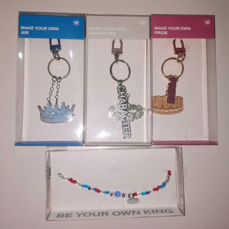 READY STOCK THE BOYZ BYOK KEYRING BRACELET MERCHANDISE HYUNJAE YOUNGHOON JUYEON