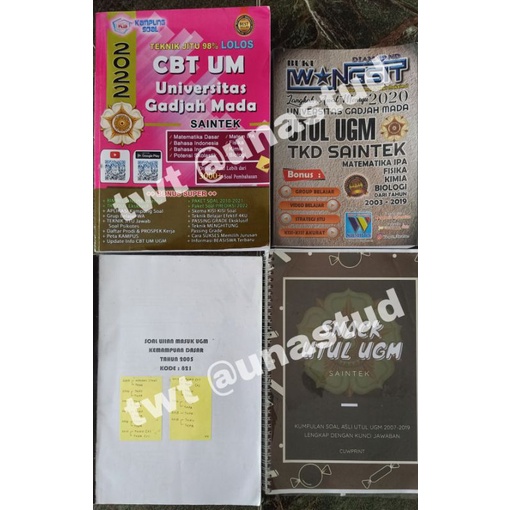 BUKU UJIAN TULIS (UTUL) UGM KAMPUNG SOAL & WANGSIT