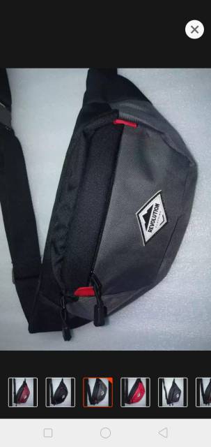 Wesbag cowo model simpel bahan tebal tali tebal panjang