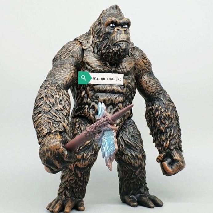 KINGKONG - GORILLA - MAINAN KINGKONG - MAINAN GORILLA - ACTION FIGURE - PUTIH